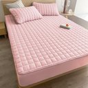 Ver imagem 1 de Protetor de Colchão Impermeável Matelado em Microfibra 100% Poliéster Mini Berço 87cm X 42cm X