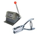 Ver imagem 1 de Cortador Cartão Pvc Crachá Manual e Alicate Furador Ovoide