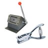 Cortador Cartão Pvc Crachá Manual e Alicate Furador Ovoide - 1