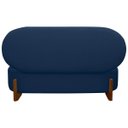 Ver imagem 4 de Puff Baú Organizador de Sapatos Thor para Cama de Casal Bouclé Cor Bege:azul Escuro