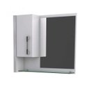 Ver imagem 5 de Gabinete para Banheiro 1 Porta 1 Gaveta 1 Cuba Folha Lux e Espelheira Legno 630W Espresso Móveis Branco