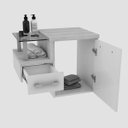 Ver imagem 7 de Gabinete para Banheiro 1 Porta 1 Gaveta 1 Cuba Folha Lux e Espelheira Legno 630W Espresso Móveis Branco