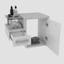 Ver imagem 7 de Gabinete para Banheiro 1 Porta 1 Gaveta 1 Cuba Folha Lux e Espelheira Legno 630W Espresso Móveis Branco