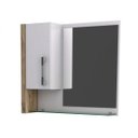 Ver imagem 5 de Gabinete para Banheiro 1 Porta 1 Gaveta 1 Cuba Folha Lux e Espelheira Legno 630W Espresso Móveis Branco