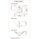 Ver imagem 4 de Gabinete para Banheiro 1 Porta 1 Gaveta 1 Cuba Folha Lux e Espelheira Legno 630W Espresso Móveis