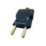 Plug Tomada Pino Macho Prensa Cabo Fio 2p 10a 250v Preto - 3