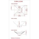 Ver imagem 4 de Gabinete para Banheiro 1 Porta 1 Gaveta 1 Cuba Folha Lux e Espelheira Legno 630W Espresso Móveis Branco
