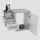 Ver imagem 7 de Gabinete para Banheiro 1 Porta 1 Gaveta 1 Cuba Folha Lux e Espelheira Legno 630W Espresso Móveis Branco/Preto Onix