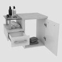 Ver imagem 7 de Gabinete para Banheiro 1 Porta 1 Gaveta 1 Cuba Folha Lux e Espelheira Legno 630W Espresso Móveis Branco