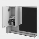 Ver mais imagens de Gabinete para Banheiro 1 Porta 1 Gaveta 1 Cuba Folha Lux e Espelheira Legno 630W Espresso Móveis Branco