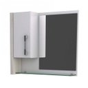 Ver imagem 5 de Gabinete para Banheiro 1 Porta 1 Gaveta 1 Cuba Folha Lux e Espelheira Legno 630W Espresso Móveis Branco