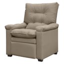 Ver imagem 1 de Poltrona do Papai Reclinável Imperador Couro Facto Capuccino - Sofa Store