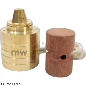 Prumo Latão Mw Leve Nº5 (350gm)