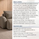 Ver mais imagens de Sofá Cama Modular Orgânico Retrátil 4 Lugares 230cm com Base em Madeira Maciça Oxford