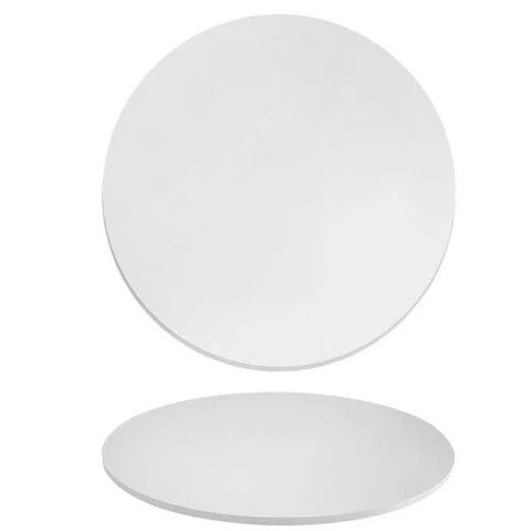 Tampo em MDF 18mm Redondo 150 cm - Laqueada Personal Decor Design Tampo Redondo em MDF Branco
