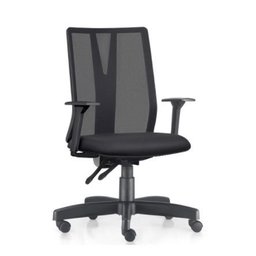 Cadeira Ergonômica Frisokar Addit Presidente sem Apoio de Cabeça, Base Metálica Rodinha em Nylon e P - 1