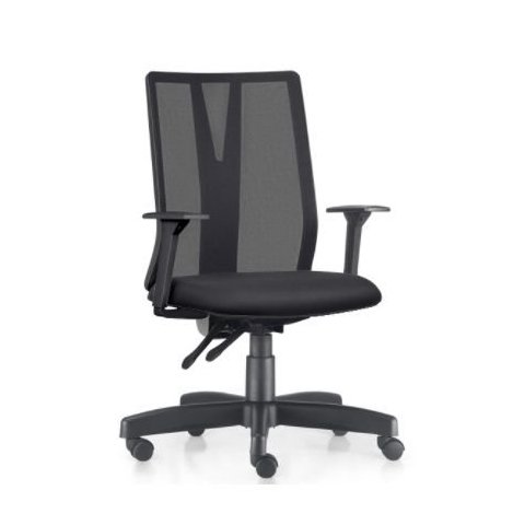 Cadeira Ergonômica Frisokar Addit Presidente sem Apoio de Cabeça, Base Metálica Rodinha em Nylon e P