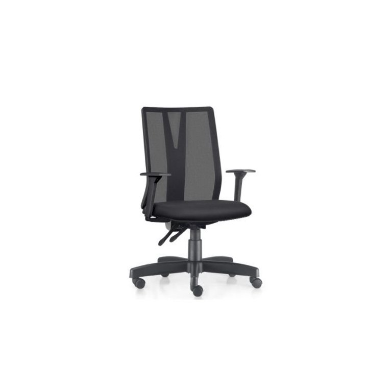 Cadeira Ergonômica Frisokar Addit Presidente sem Apoio de Cabeça, Base Metálica Rodinha em Nylon e P