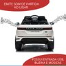 Carro Elétrico Infantil com Controle Criança até 25kg Bluetooth Radio Fm Usb Mp3 Land Rover Evoque C - 4