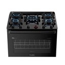 Ver imagem 5 de Fogão Esmaltec 5 Bocas Ideal Master Glass Mesa de Vidro Forno 84 Litros Preto T5vfp Bivolt