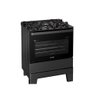 Fogão Esmaltec 5 Bocas Ideal Master Glass Mesa de Vidro Forno 84 Litros Preto T5vfp Bivolt - 2