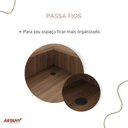 Ver imagem 6 de Balcão de Atendimento em L com Gaveteiro de 4 Gavetas Branco/Nogal/Preto Artany