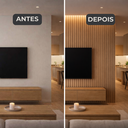 Ver imagem 6 de Kit 2 Placas Painel Ripado Slim 20x3m Decorativo