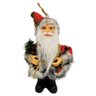 Papai Noel Decorativo Casaco Xadrez 15cm - Magizi - 1