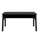Ver imagem 4 de Mesa Escrivaninha Escritório com 150cm Industrial Tampo Chanfrado e Pés Metálicos F5 Office Preto