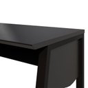 Ver imagem 6 de Mesa Escrivaninha Escritório com 150cm Industrial Tampo Chanfrado e Pés Metálicos F5 Office Preto
