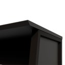 Ver imagem 7 de Mesa Escrivaninha Escritório com 150cm Industrial Tampo Chanfrado e Pés Metálicos F5 Office Preto
