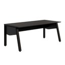 Ver imagem 2 de Mesa Escrivaninha Escritório com 150cm Industrial Tampo Chanfrado e Pés Metálicos F5 Office Preto