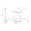 Ver imagem 4 de Pá de Bico 416/20 em Aço com Cabo de Madeira 71 Cm com Empunhadura Plástica Reta Ergonômi