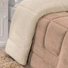 Coberdrom Robust Solteiro Manta Soft Sherpa Lã de Carneiro Pesado Grosso 1 Peça - Bege - 2