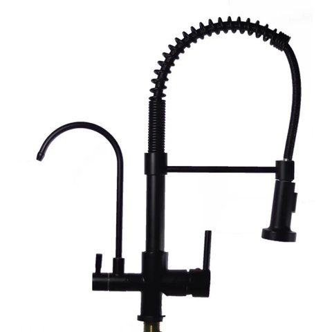 Torneira Gourmet Monocomando com Entrada para Filtro Preta - Tor-006 - Stillus Home