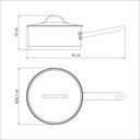 Ver imagem 6 de Panela Tramontina Professional em Aço Inox Fundo Triplo com Tampa Plana Detalhe Satinado 24 Cm 4,7 L