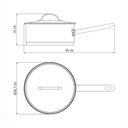 Ver imagem 4 de Panela Tramontina Professional em Aço Inox Fundo Triplo com Tampa Plana Detalhe Satinado 24 Cm 4,7 L