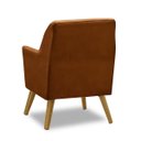Ver imagem 3 de Poltrona Decorativa Bordada Magali Veludo Laranjado Lansofbr Lansof Brasil Poltrona Magali 1 Lugar B