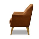 Ver imagem 4 de Poltrona Decorativa Bordada Magali Veludo Laranjado Lansofbr Lansof Brasil Poltrona Magali 1 Lugar B
