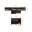 Ver imagem 3 de Cozinha Compacta 6 Peças com Tampo com Nicho Micoondas Luna Luciane Móveis