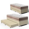 Cama Box com Colchão de Molas Ensacadas Classic Pocket + Auxiliar de Espuma Unique Solteiro 88cm - 1