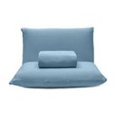 Ver imagem 2 de Jogo De Cama Solteiro 2 pçs Malha Liso Buettner basic 63021000 Água