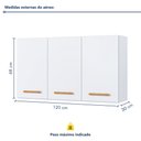 Ver imagem 3 de Armário Aéreo 3 Portas Etios