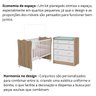 Quarto Infantil de Bebê Berço e Cômoda Trocador Laura:branco Carvalho - 7
