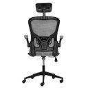 Ver imagem 4 de Cadeira Presidente de Escritório Ergonômica Best Mesh Cinza