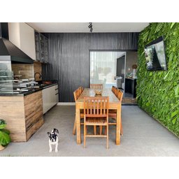 Painel Ripado Versátil 270x110cm: 02 Unid. (6m²) Polietileno - Talatto Painéis - Preto Tx - 6 Painel Ripado Versátil 270x110cm: 02 Unid. (6m²) Polietileno - Talatto Painéis - Preto Tx - 6