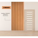 Ver imagem 4 de Painel Ripado Versátil 270x110cm: 02 Unid. (6m²) Polietileno - Talatto Painéis - Preto Tx