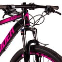 Ver imagem 5 de Bicicleta Mtb Z3X Pro Aro 29 Quadro 15 com 24 Marchas Shimano Freio Hidráulico Preto Rosa - Raider