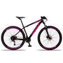 Ver imagem 2 de Bicicleta Mtb Z3X Pro Aro 29 Quadro 15 com 24 Marchas Shimano Freio Hidráulico Preto Rosa - Raider