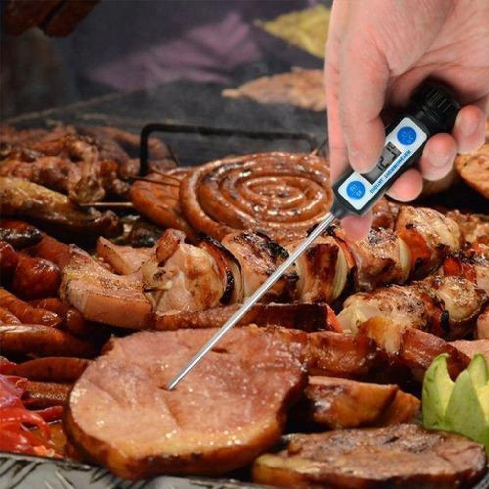 Termômetro Culinário Digital Espeto Alimentos com Bateria - 7
